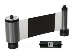 Черная лента с оверлеем (KO) на 3000 оттисков с чистящим роликом; для принтера Advent SOLID 700 во Владикавказе