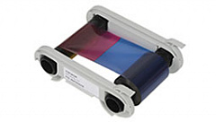 Полноцветная лента YMCKK на 500 оттисков с двумя панелями черного для двусторонней печати во Владикавказе